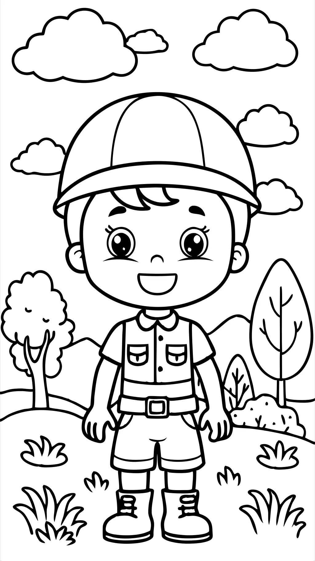 soldier coloring pages for preschoolers